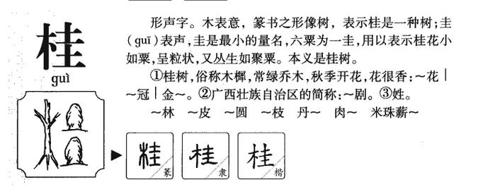 桂字五行属什么桂字取名有什么意义