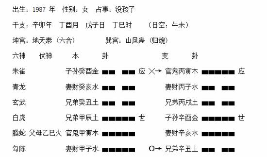 这里有着几个特殊的卦例供参考