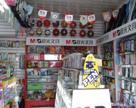 怎么装修文具店效果好10款文具店装修效果图