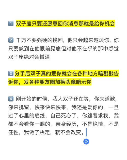 如何挽回双子座4句话带你领略挽回双子的要