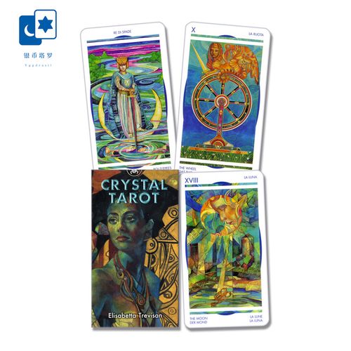 塔罗进口正版水晶crystaltarot意大利桌游卡牌